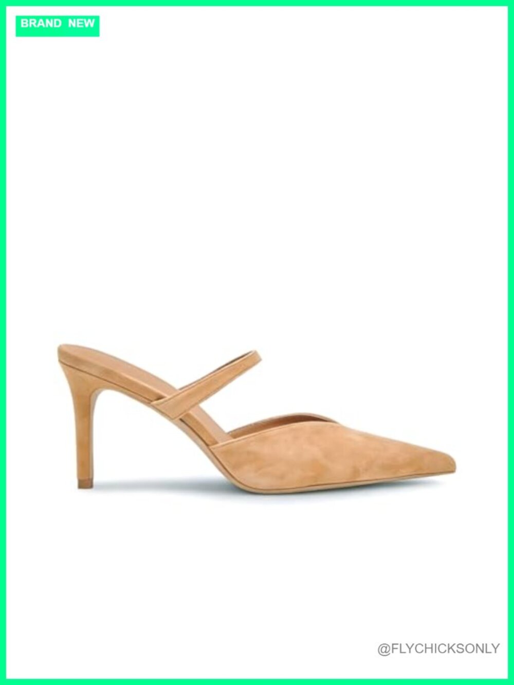 Women's Pointed Toe Stiletto Heels Slip On Pumps Faux Leather